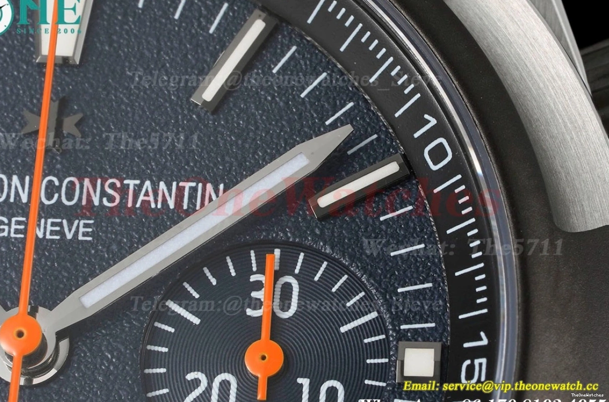 SS Chronograph  V2 A7750 Overseas Blue SS 8F 5510V 0216